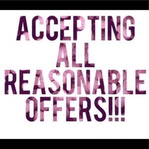 Accepting all reasonable offers!!